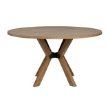 Millwork Round Dining Table - Light Brown | Flexsteel