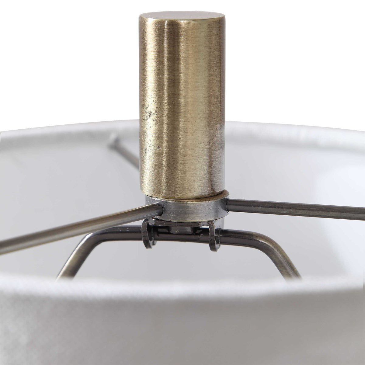 Minette Mid-Century Buffet Lamp - White / Yellow by Uttermost - View 7