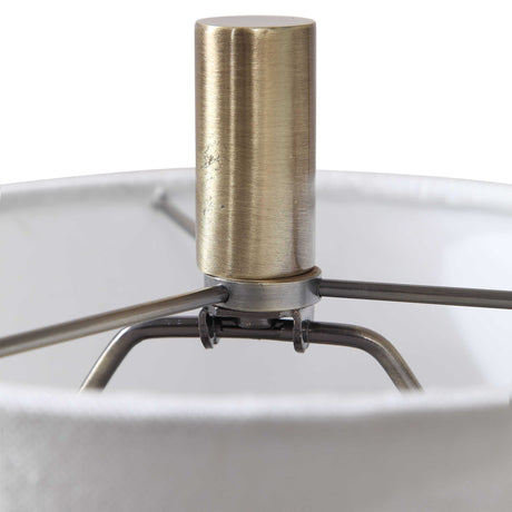 Minette Mid-Century Buffet Lamp - White / Yellow by Uttermost - View 7