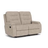 Kerrie Transitional Fabric Reclining Loveseat | Flexsteel