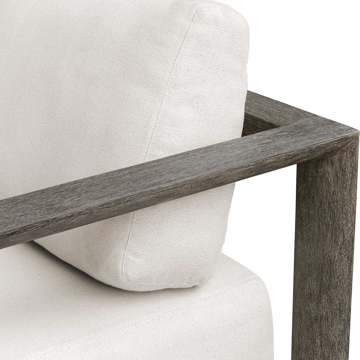 Remsen Outdoor Sofa Gray / Oyster White - White / Dark Gray by Uttermost - View 7
