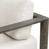 Remsen Outdoor Sofa Gray / Oyster White - White / Dark Gray by Uttermost - View 7