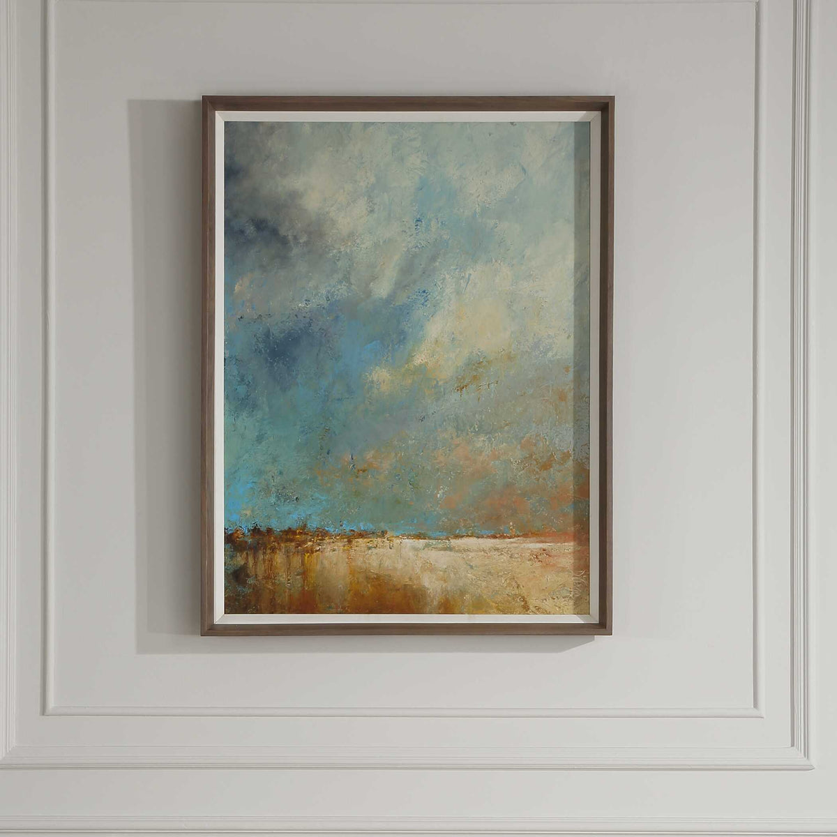 Vista Grande Framed Desertscape Print Dark Brown - Light Brown by Uttermost - View 4
