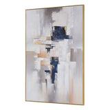 Waterfront Geometric Abstract Art - Gray by Uttermost - View 4