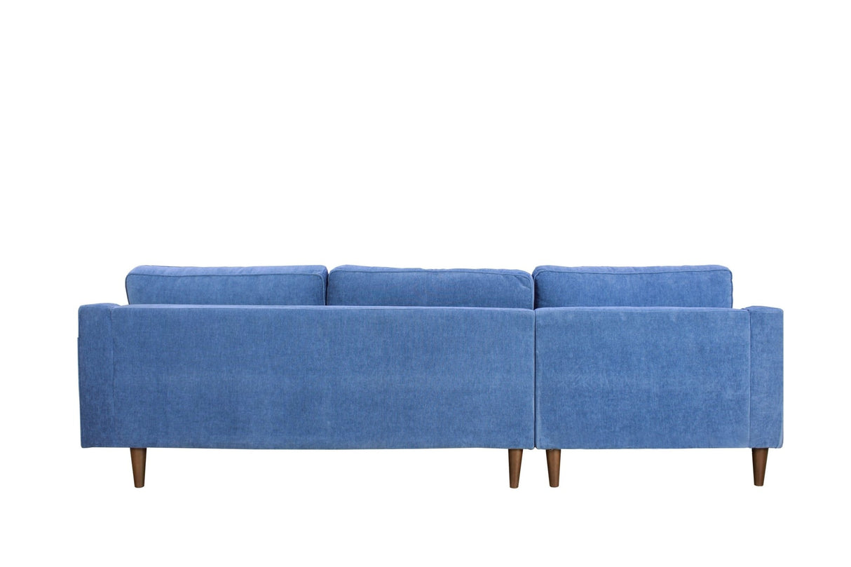 ANDERSON LAF SECTIONAL - DENIM BLUE | Home Elegance USA