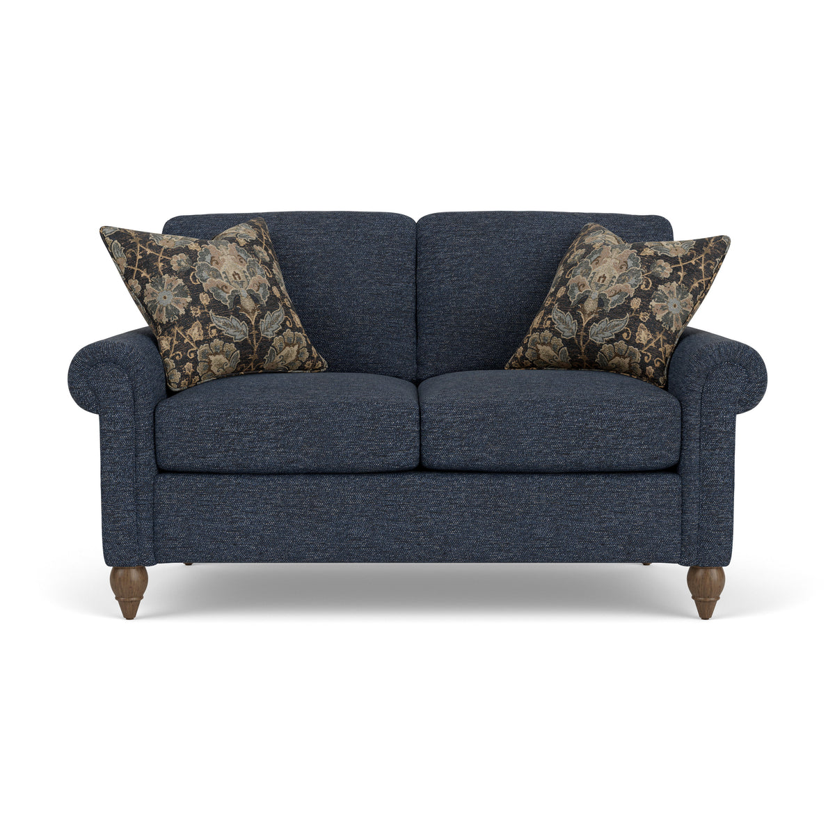 Moxy Fabric Loveseat With Rolled Arms | Flexsteel