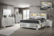 Soul Modern Style King 5PC Bedroom Set Made with wood in White (CA Inventory) - sold by Home Elegance USA