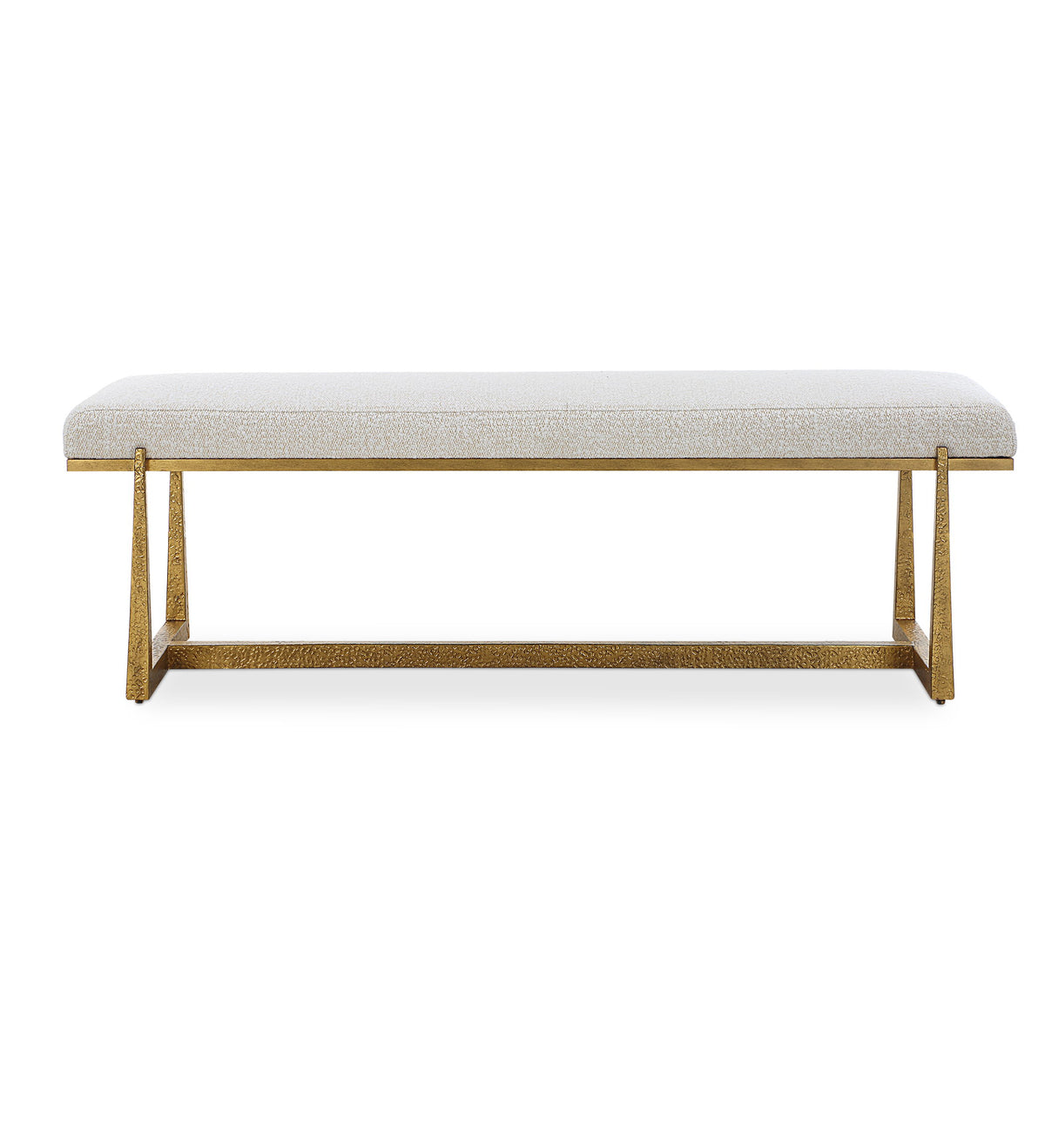 Midas Bench - White by Uttermost - View 1