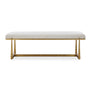 Midas Bench - White by Uttermost - View 1