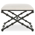 Iron Drops Small Bench - White / Black by Uttermost - View 1