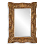 Emerson Scalloped Antique Gold Mirror by Uttermost - View 1