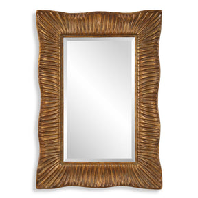 Emerson Scalloped Antique Gold Mirror by Uttermost - View 1