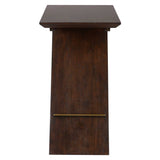 Breakthrough Modern Accent Table - Dark Brown / Gold by Uttermost - View 6