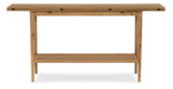 Cashiers Flip-Top Console Table Almond - Light Brown by Hooker Furniture - View 2