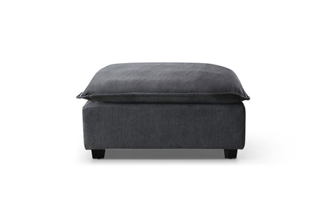 Modern Sectional Sofa,L-Shape Linen Fabric Corner Couch Set with Convertible Ottoman for Living Room, Apartment, Office,Grey,3 Colors - sold by Home Elegance USA