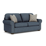 Preston Fabric Stationary Full Sleeper With Nailhead Trim | Flexsteel