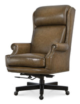 Tucker Executive Swivel Tilt Chair - Dark Brown by Hooker Furniture - View 4