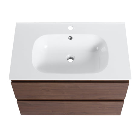 30" Bathroom Vanity With Gel Basin Top(G - BVB01930BNO) - W99981585 - image - 17