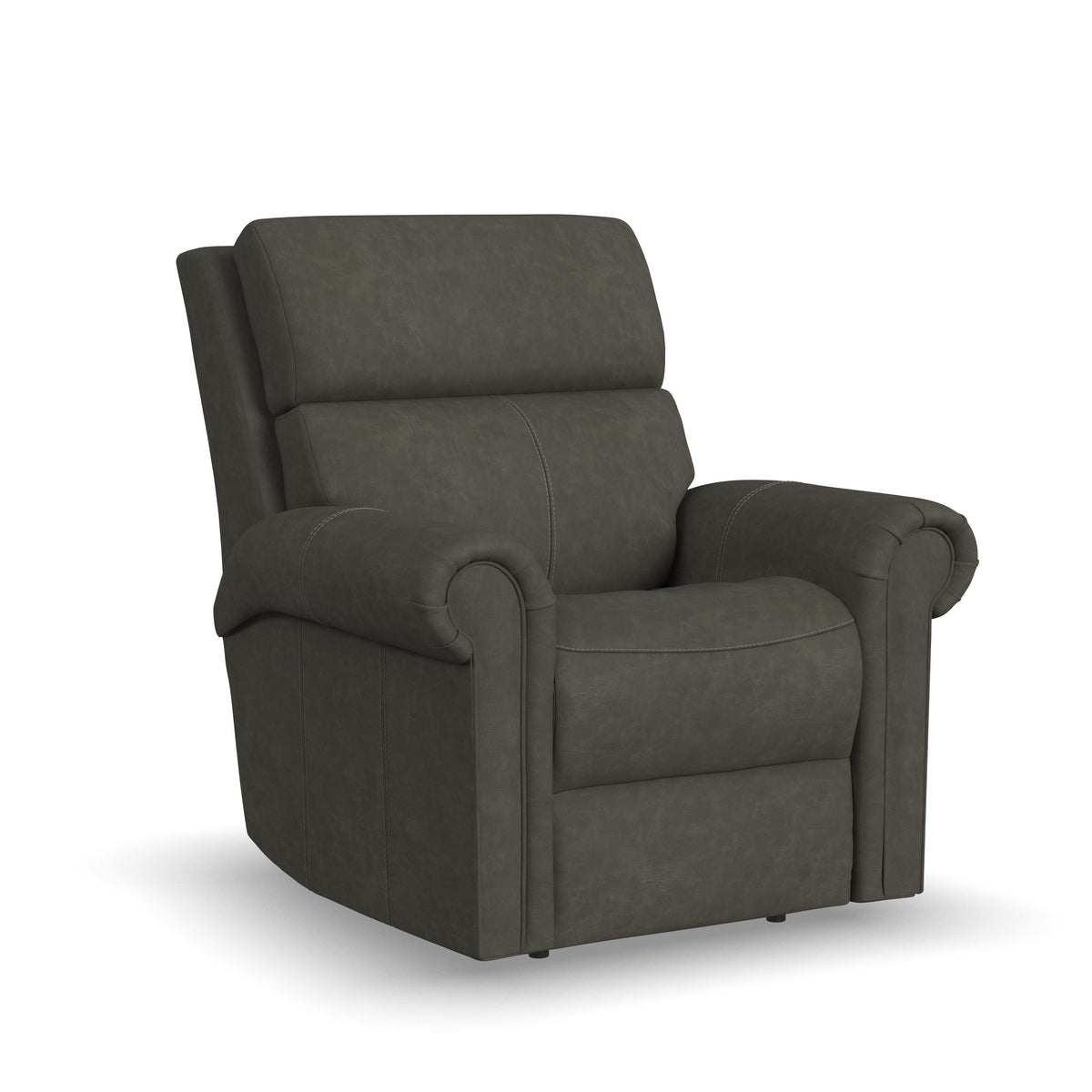 Bernard Power Leather Recliner With Power Headrest & Lumbar | Flexsteel