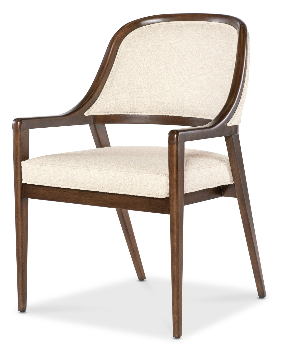 Archives Upholstered Arm Chair - Beige / Dark Brown by Hooker Furniture - View 5