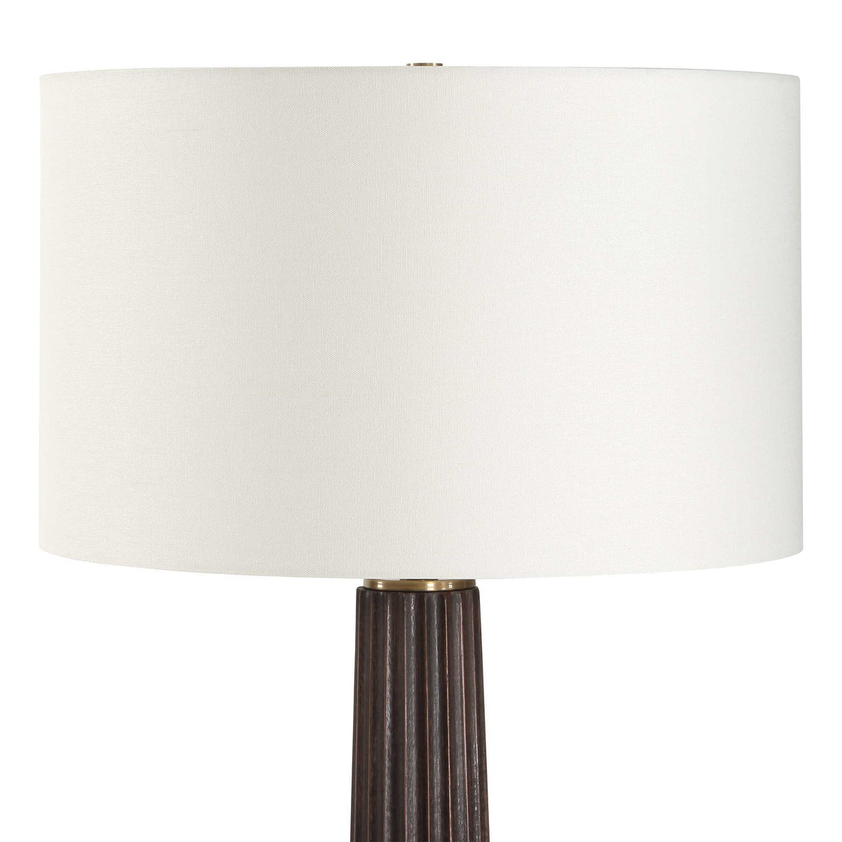 Forage Floor Lamp Dark Oak - Dark Brown / Gold by Uttermost - View 5