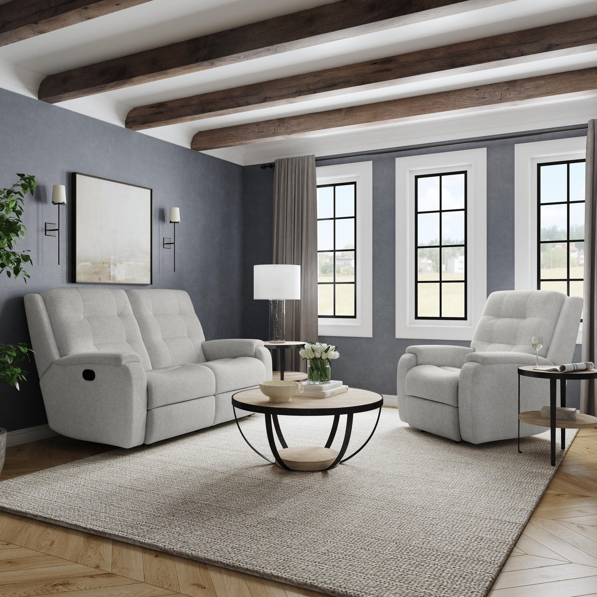 Arlo Transitional Fabric Recliner | Flexsteel