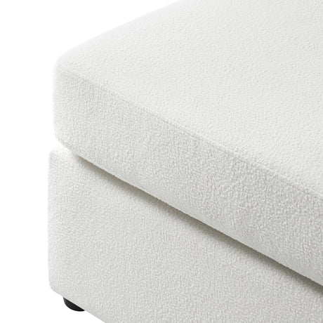Chauncy 5-PC Sectional in Ivory with Performance Fabric, Modular Design - sold by Home Elegance USA