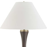 Pravin Floor Lamp Dark Wood - Black by Uttermost - View 5
