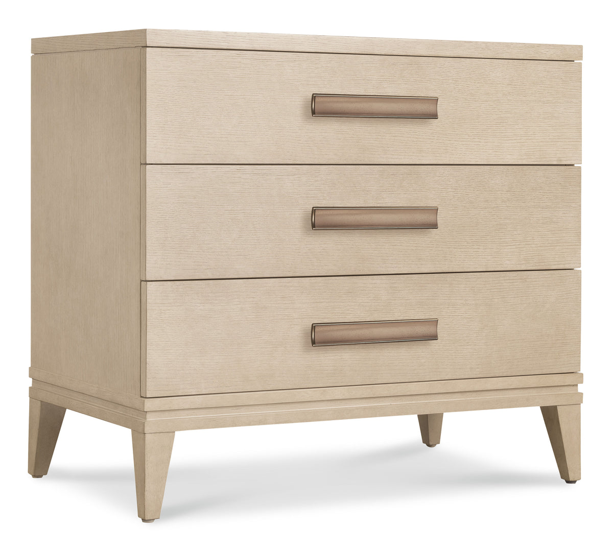 Westwood Three-Drawer Nightstand - Beige by Hooker Furniture - View 1