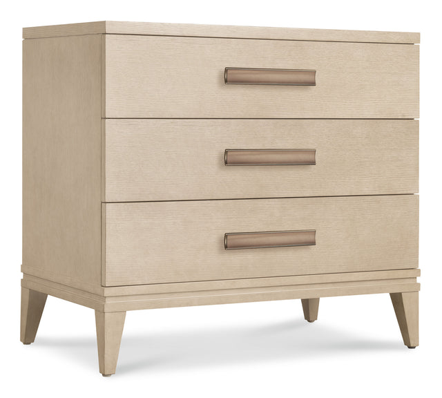 Westwood Three-Drawer Nightstand - Beige by Hooker Furniture - View 1