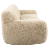 Abide Rounded Sheepskin Sofa - Beige by Uttermost - View 5