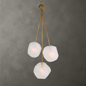 Geodesic 3 Light Pendant - White by Uttermost - View 1