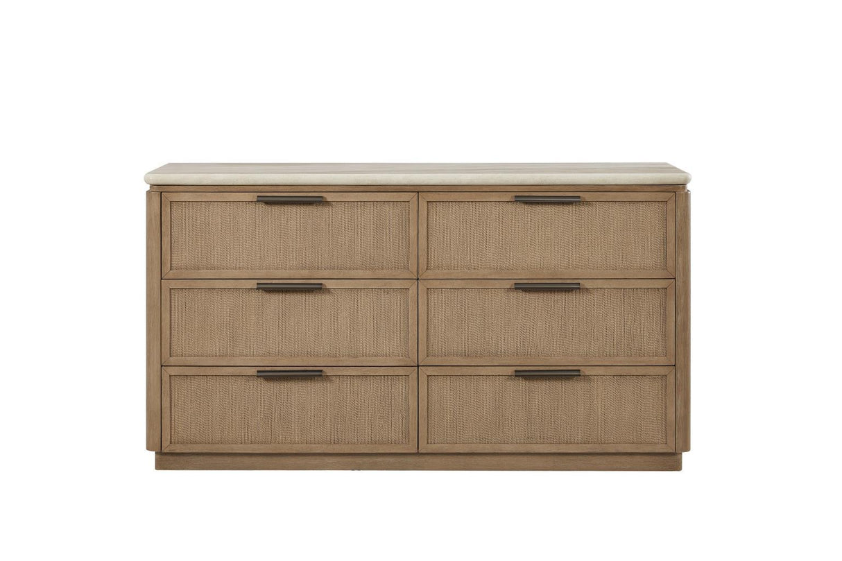 Dresser  - Rope Drawer Fronts - Toffee