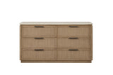Dresser  - Rope Drawer Fronts - Toffee