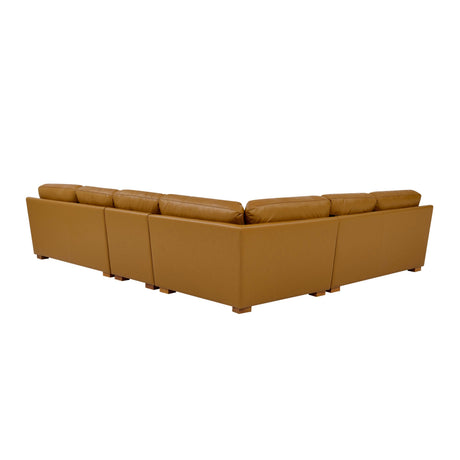 Leather Match Large Seating Modular Sectional - sold by Home Elegance USA