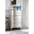Katerina Silver Oak 5-drawer Chest with Hidden Drawer