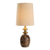 Percy Marble Buffet Lamp Brass / Brown - Dark Brown / Gold by Uttermost - View 1