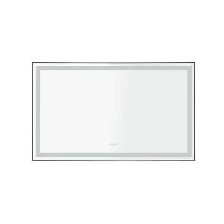 84in. W x48 in. H Framed LED Single Bathroom Vanity Mirror in Polished Crystal Bathroom Vanity LED Mirror with 3 Color Lights Mirror for Bathroom Wall - W1272103502 - image - 15