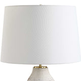 Magdaline Rustic Table Lamp - White by Uttermost - View 5