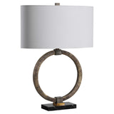 Relic Table Lamp Aged Gold - Light Brown / Silver by Uttermost - View 4