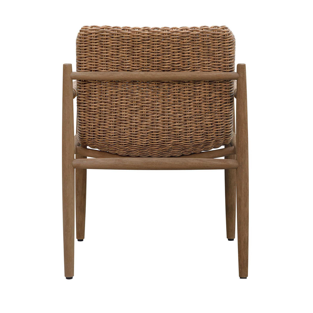 Sumba Golden Flax Outdoor Lounge Chair - Light Brown by Uttermost - View 4