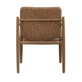 Sumba Golden Flax Outdoor Lounge Chair - Light Brown by Uttermost - View 4