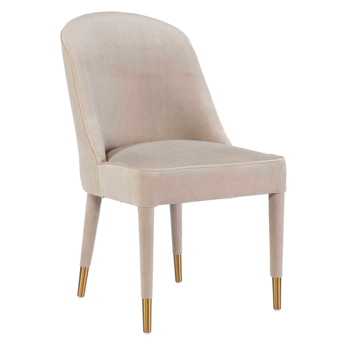 Brie Armless Chair (Set of 2) Champagne - Beige by Uttermost - View 5