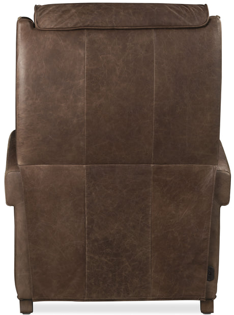 Whitton Power Recliner With Power Headrest - Dark Brown by Hooker Furniture - View 2