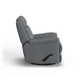 Sophisticated Transitional Fabric Swivel Gliding Recliner | Flexsteel