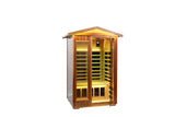Two-person far-infrared outdoor sauna - Home Elegance USA