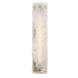 Taffy 1 Light LED Swirl Glass Sconce - White by Uttermost - View 4