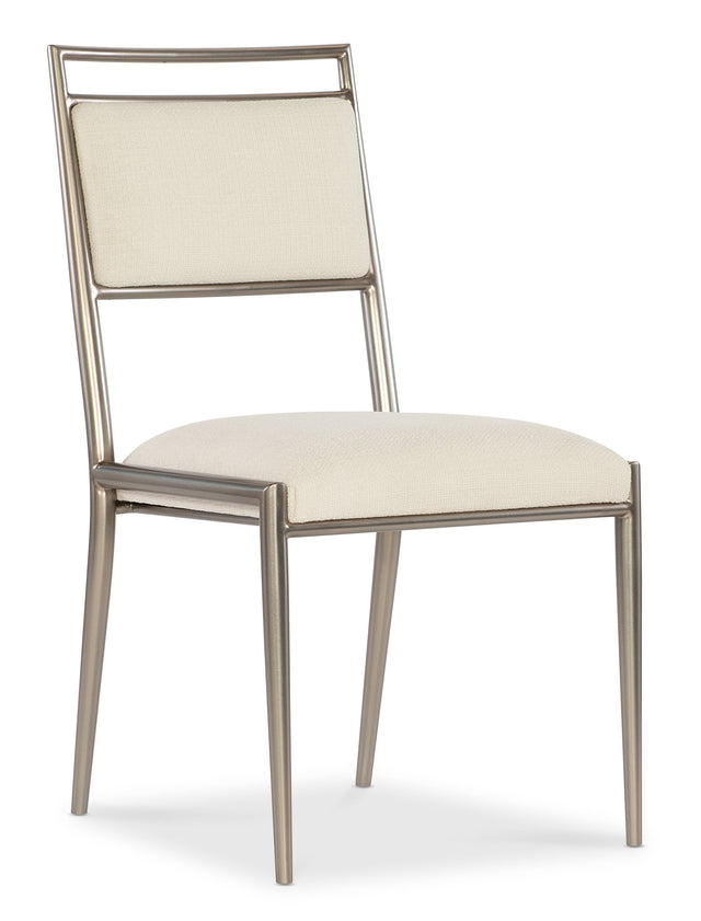 Geometry Metal Side Chair Radiance / Beige - Gold / Beige by Hooker Furniture - View 1