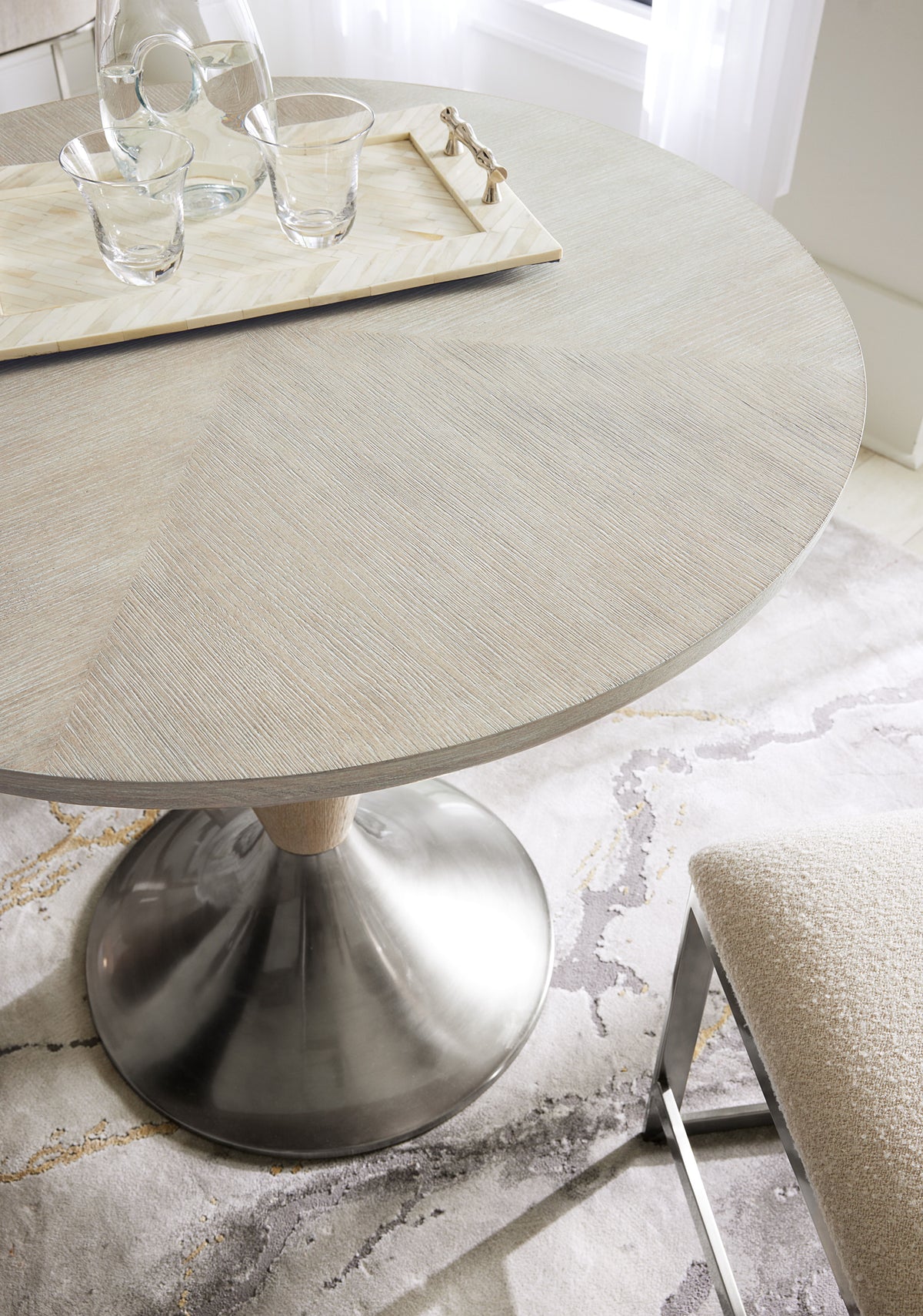 Modern Mood Counter Height Table - Beige by Hooker Furniture - View 2