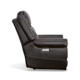 Oscar Power Recliner With Power Headrest - Molasses | Flexsteel